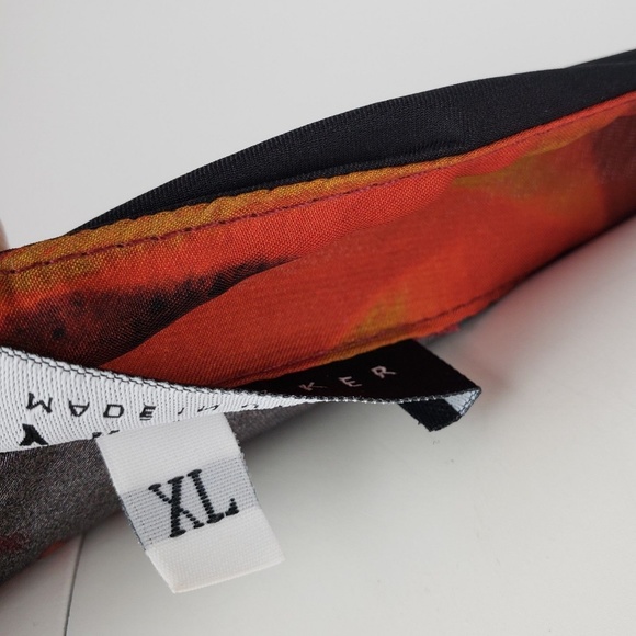 BRYN WALKER Red Floral Paola Tunic XL - Picture 6 of 8